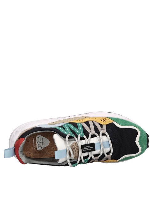 Sneakers in camoscio e tessuto FLOWER MOUNTAIN | WASHI 0012017843.01.1F35MULTICOLOR